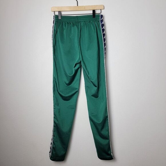 Kappa Green & Navy 222 Banda Track Pants Size Medium - Picture 9 of 13